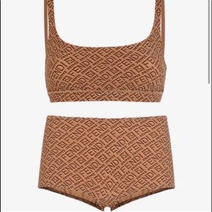Fendi x Skims Scoop Bralette and Boyshort